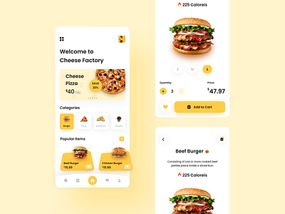 Food delivery app for restaurant burger delivery app eat eating food food app food delivery food delivery app food delivery service food design food order mobile app ordering pizza restaurant restaurant app typography ui ux ux ui