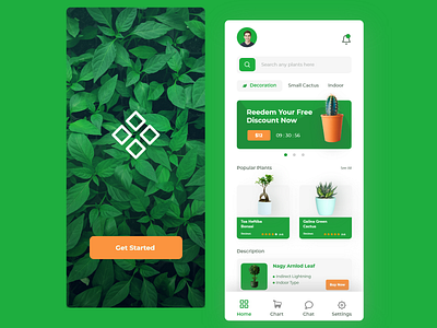 PlantShop Mobile Apps Design app mobileapps plants uiux uiuxdesign ux