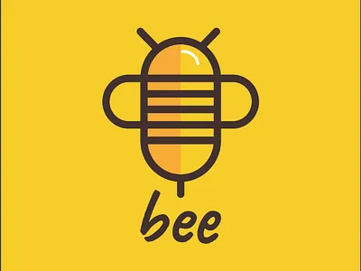 "Bee" Logo animal logo bee bra branding graphic design illustration logo minimal logo modern logo