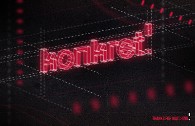 Konkret (rebrand) branding cards fire logo minimal minimalism rebrand simple stationery