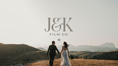 J&K Film Co. Logo Mark brand brandidentity branding design graphic design graphicdesign logo typography weddingfilm weddinglogo