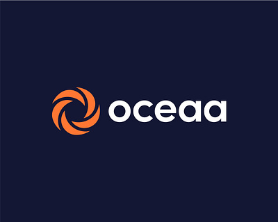 Oceaa logo branding dutch logo ocean sea