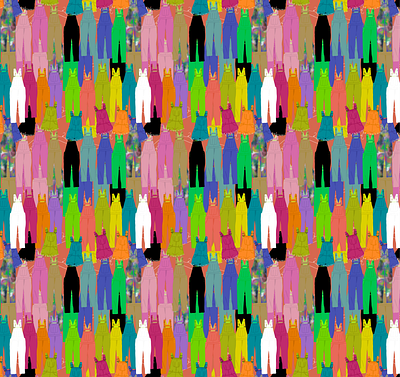 Favorite jeans digital overalls repeat pattern surface pattern design