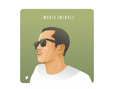 MARIO ZWINKLE | INDONESIAN RAPPER art artwork design flat illustration vector
