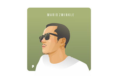 MARIO ZWINKLE | INDONESIAN RAPPER art artwork design flat illustration vector