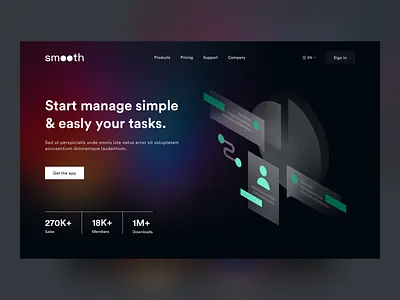 Platform - UI Layout agency creative design managment minimal platform tasks ui ux web design webapp website