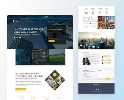 Real Estate Landing Page UI app dailyui design landing page landingpage ui ux