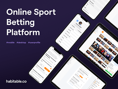 Betting App - My Profile Design betting betting app cx mobile app my profile personal zone settings user experience user interface ux