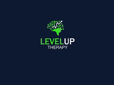 Level up mental health logo brain logo graphic design health logo logo design medical mental mental logo technology technology logo