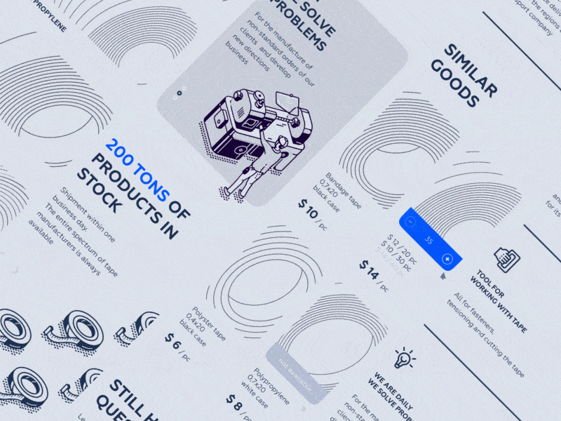 JSA / mobile animation design illustration shop tape ui ux web