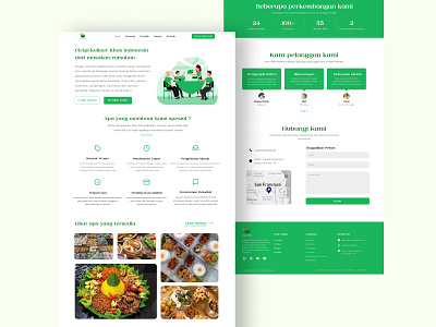 Angela Kitchen Project branding design food business landing page ui web design