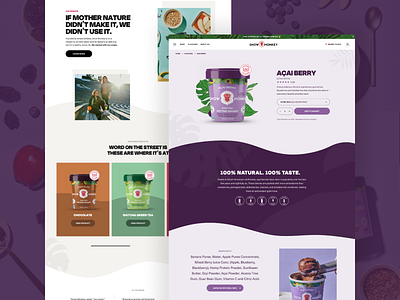 Snow Monkey - eCommerce Website Design commerce cream design drink ecommerce food ice icecream shop shopify ui ux web website