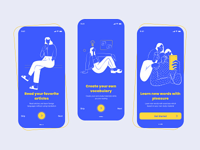 Onboarding Languages Learning App