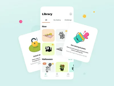 Colorbook app branding design illustration ios app design ui ux