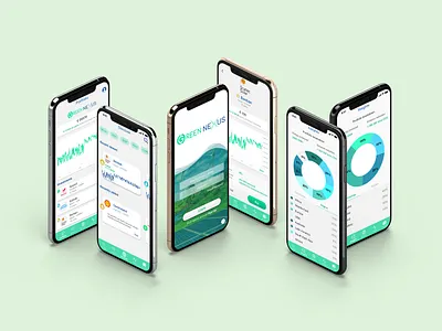 GREEN NEXUS Stocks app adobe photoshop adobe xd aimal naseem app mockup app prototype app prototype mockup application design fiverr fiverr app fiverr design minimalist design mobile app mobile app design modern design prototype stock app ui design ui mockup ui prototype user interface