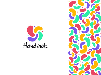 Handmade items company logo design concept brand identity branding colorful logo handcraft logo handmade logo kids logo logo logo design logomark playful logo