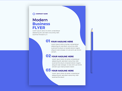 Modern Business Flyer banner brand identity branding brochure business company design flyer flyer design flyers graphic design illustration leaflet logo mockup modern trending typography unique vector