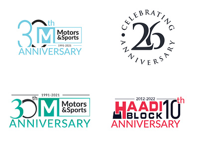 Anniversary logo design 10th anniversary 30th anniversary abstract anniversary anniversary logo celebration logo colorful design illustration