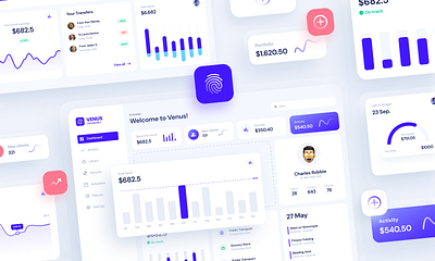 Venus - Dashboard Builder for Figma 2021 builder cards components dashboard dashboard builder design figma free freebie html modern trends ui kit widgets