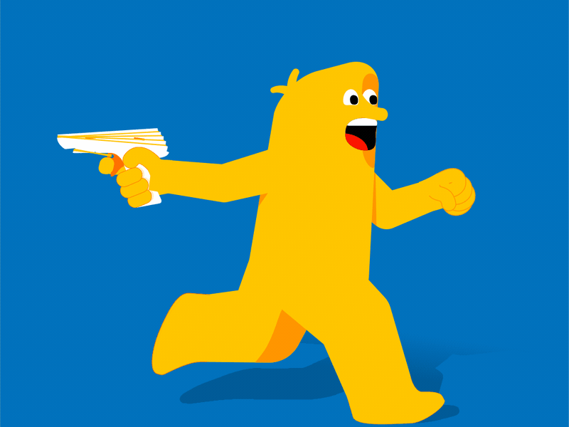 Run after effects animation illustration illustrator loop vector