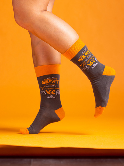 A Pair of Great Socks illustration knoxville lettering sock design socks tennessee tn type typography