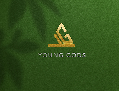 Young Gods artist branding branding logo company logo creative logo geometric graphic design illustrator industrial logo initial logo design logo logo design minimal minimal logo minimalist minimalist logo photoshop style versatile logo website logo