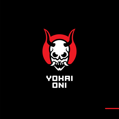 Yokai Oni adobe illustrator adobe photoshop anime branding clothing graphic design icon japanese logo