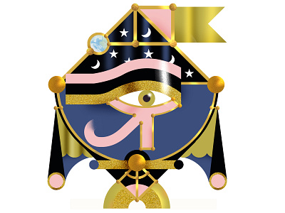"The Hierophant" — Holy Relics (2/3) abstract geometric heirophant holy relic illustration tarot