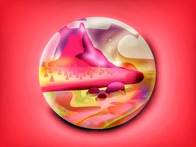 Mystical mountain illustration design graphic design illustration light fushion logo