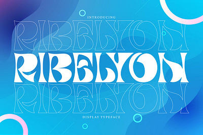 Ribelyon | Display Font branding display display font display typeface elegant font font design fonts lettering logo logo design logo font modern serif serif font serif typeface simple typeface typeface design typography