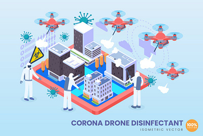 3D Drone Disinfectant Vector Concept 3d 3d illustraation 3d illustration business concept design development illustration illustrations landing landing page page process technology ui ui kit user interface ux website