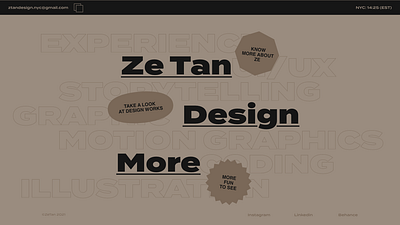 Portfolio Website about branding dark design logo portfolio projects ui web website works