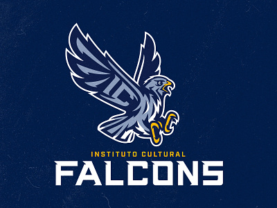 Instituto Cultural Falcons | Rebranding athletic branding athletic logo bold brand identity branding clean custom type falcon falcon logo falcon mascot falcons illustration logo mascot mascot design mascot logo school branding sport logo sports branding sports logo