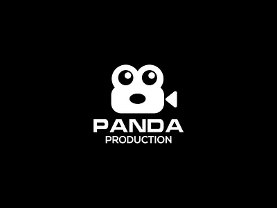 Film Production Company Logo With Panda abstract animal logo brand identity branding cinema logo colorful creative film film production filmmaker logo gradient logo logo logo maker logo trends 2021 looginspirations minimalist logo modern logo panda logo production company video