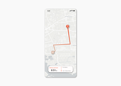 Daily UI 020 - Location Tracker