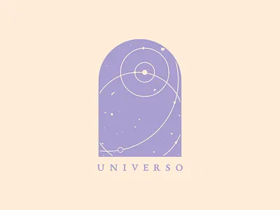 Universo brand branding galaxy logo portal space stars universe universo