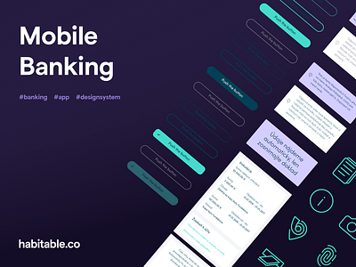 Banking Design System banking app design system fintech fintech app fintech app design mobile banking mobile banking app