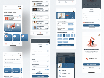 Veterinary App app branding design ios mobiledesign petapp productdesign ui ux