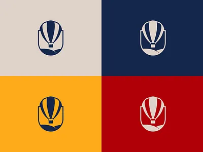 Hot Air Balloon Logo balloon branding design hot air hot air balloon logo illustration logo logo design