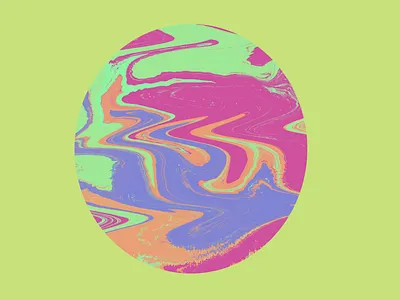 Pour art design illustration