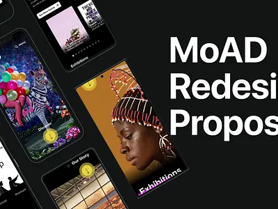 UXUI Case Study MoAD design design thinking research responsive design ux