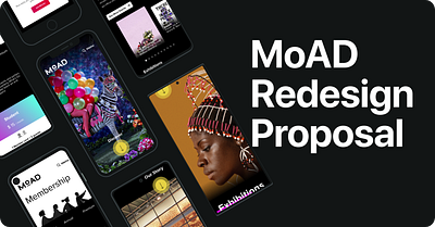 UXUI Case Study MoAD design design thinking research responsive design ux