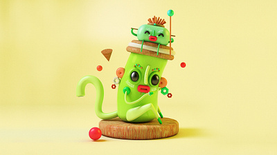 Tribu 3d c4d character design design graphic design illustration monster tribu