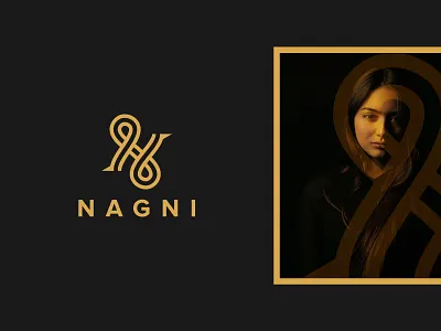 NAGNI - Luxury Clothing Brand Logo abstract apparel apparel cloth branding clean flat clothing brand logo clothing store creative logo elegant fashion fashion branding letter n logo lettermark logo logo logo maker logotype luxury luxury logo monogram n mark