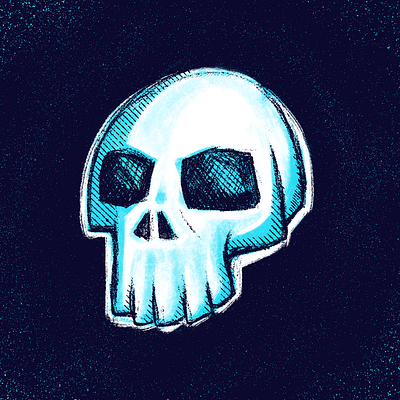 Scull face! illustration procreate scull