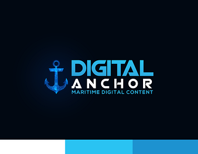 Digital Anchor Agency Logo branding design graphics logo