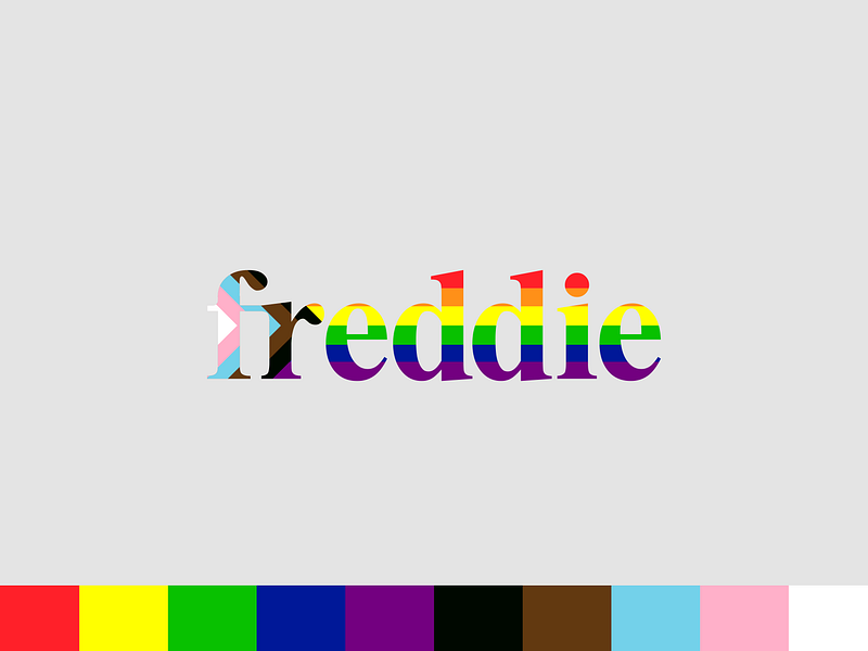 Freddie - Pride Logo design graphic design graphics logo ui