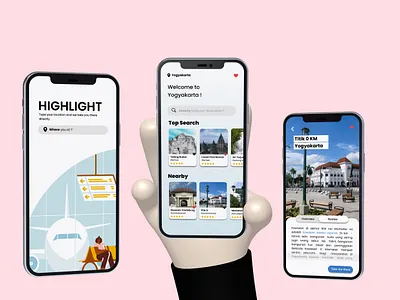 Highlight app mobile travel travelling