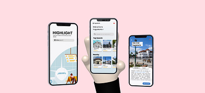 Highlight app mobile travel travelling