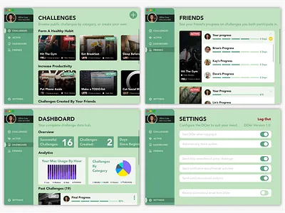 DOer - Design-a-thon 2020 app design ui ux